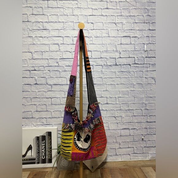 Jack Skellington TOTE The Nightmare Before Christmas BEAUTIFUL boho - Picture 2 of 15